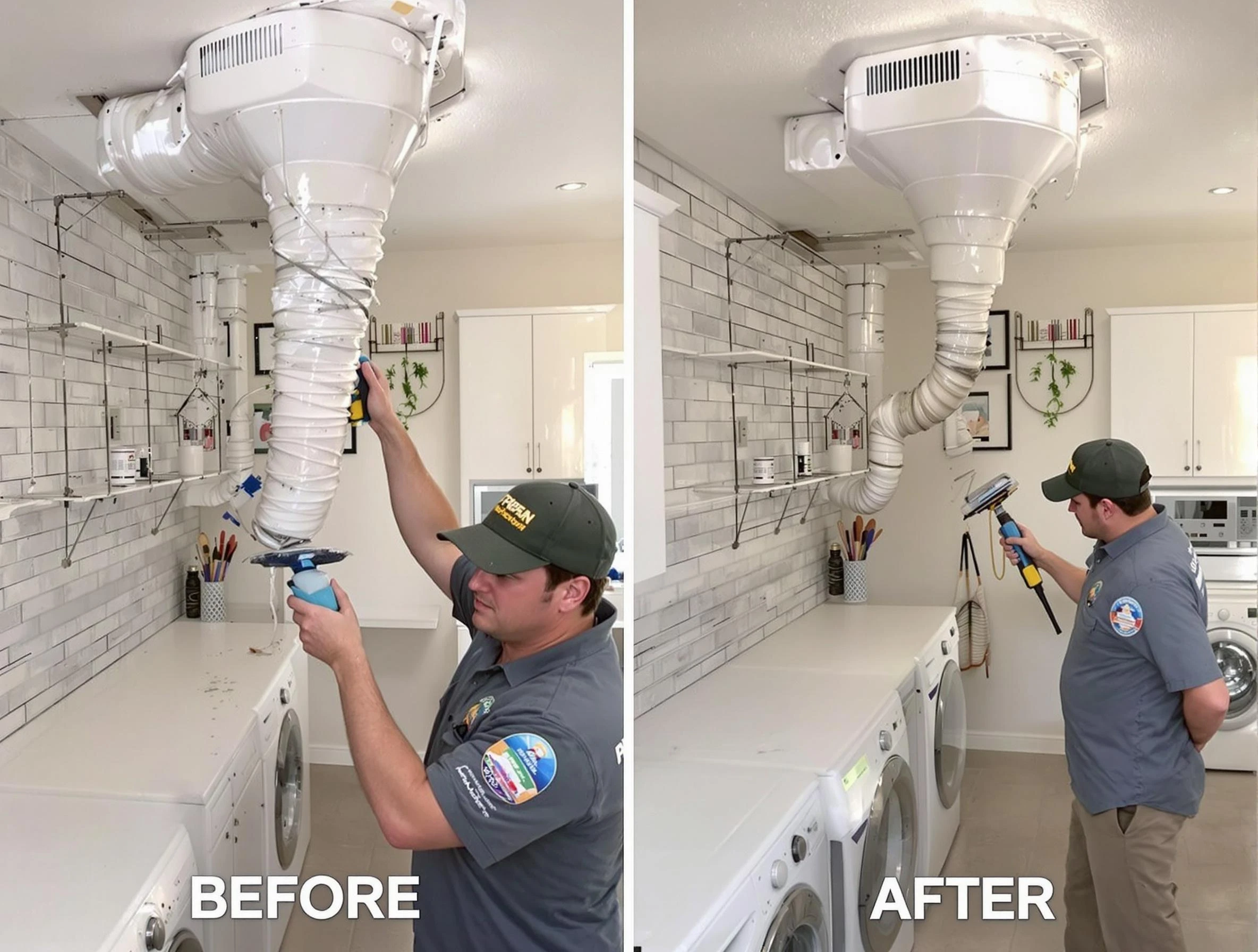 Professional dryer exhaust vent cleaning by Tooele Dryer Vent Cleaning in Tooele